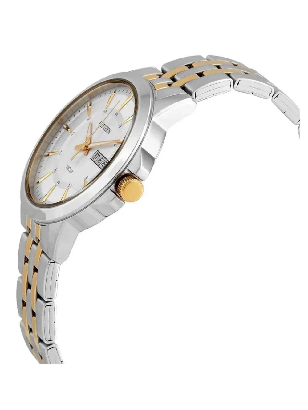 NWT Citizen Quartz Silver Dial Two-tone Men's Watch